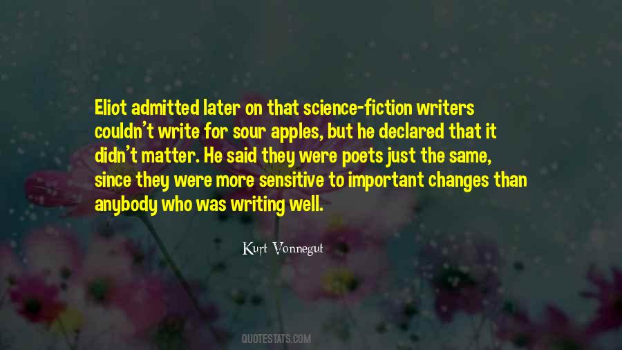 Quotes About Science Writing #305658