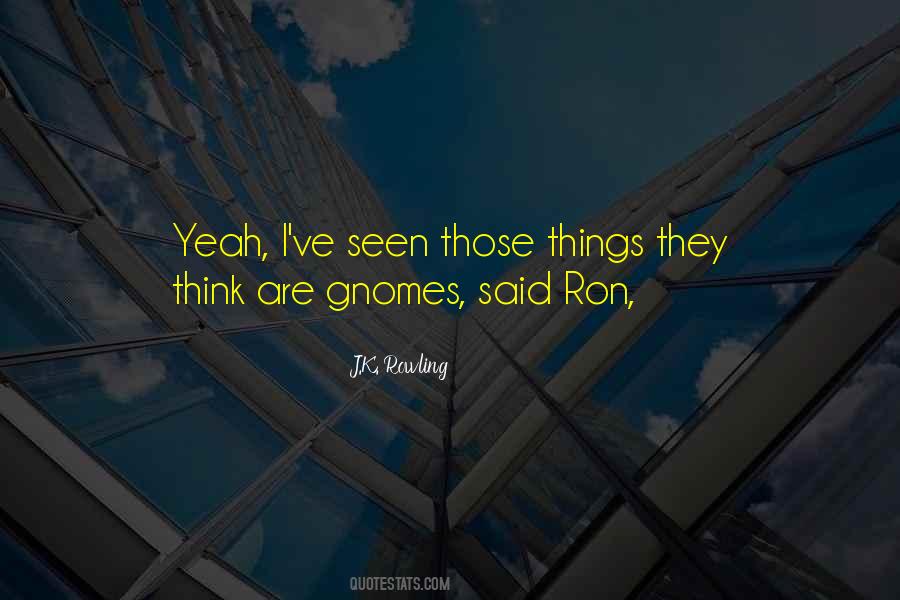 Quotes About Gnomes #303414