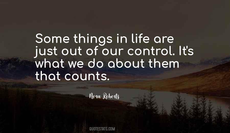 Quotes About What Counts In Life #1204724