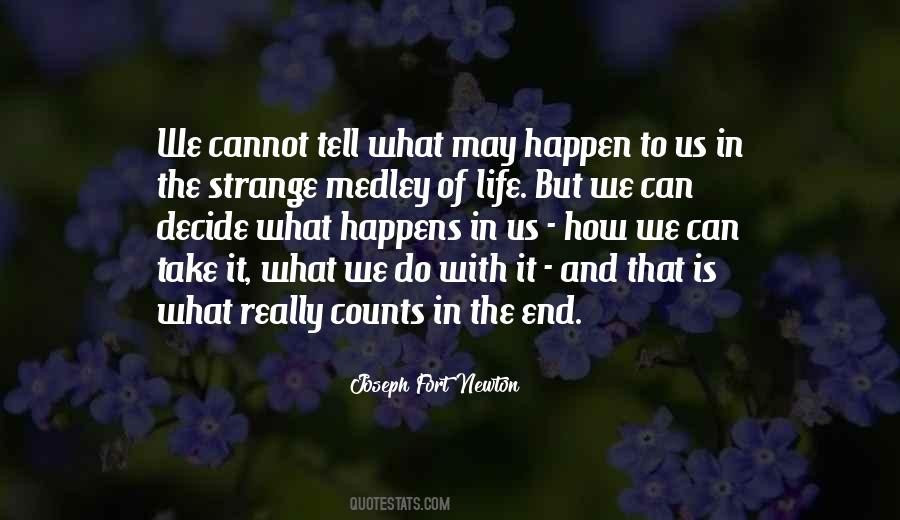 Quotes About What Counts In Life #436176