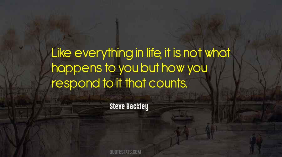 Quotes About What Counts In Life #922145