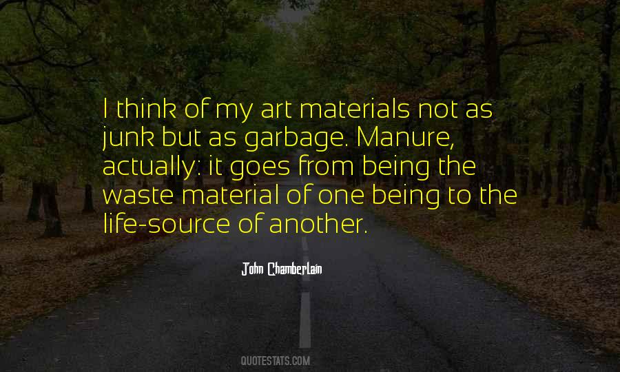 Quotes About Materials #1012370