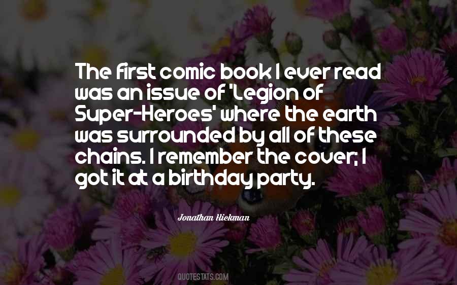 Quotes About Comic Book Heroes #1347662