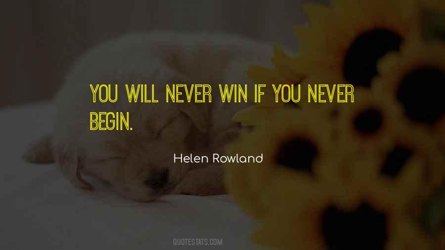 Never Win Quotes #1801023