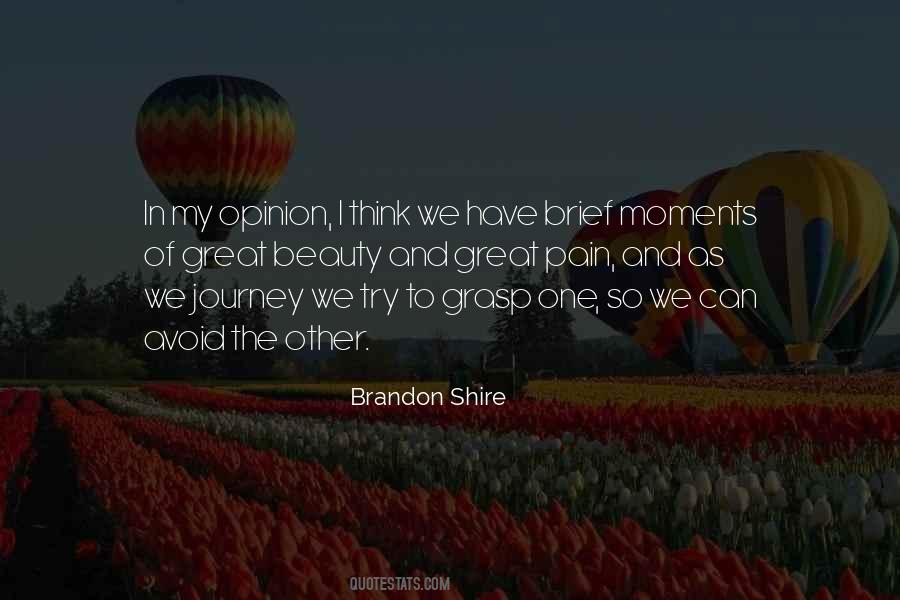 Quotes About Brief Moments #1244078