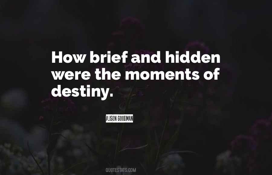 Quotes About Brief Moments #1769668