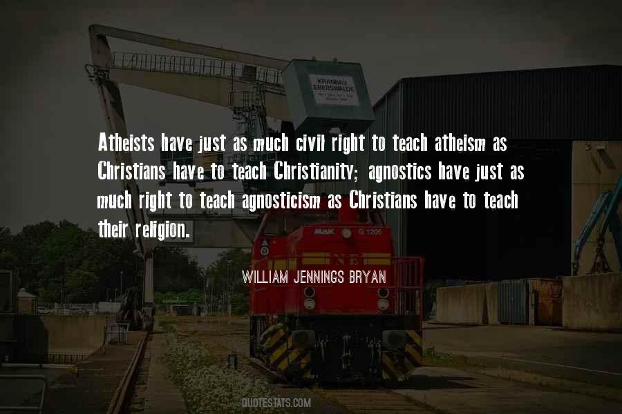 Christianity Religion Atheism Quotes #1153145