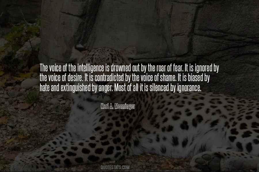 Quotes About Ignorance And Intelligence #1845966