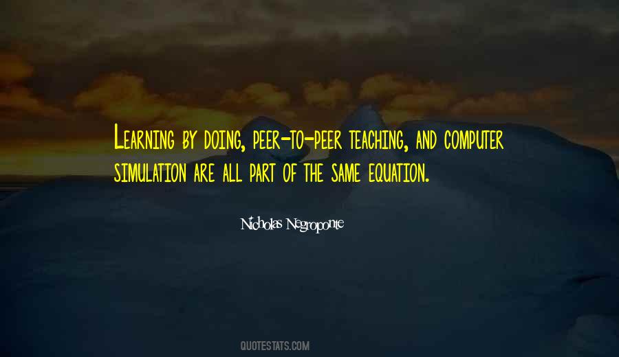 Quotes About Peer Teaching #1234655