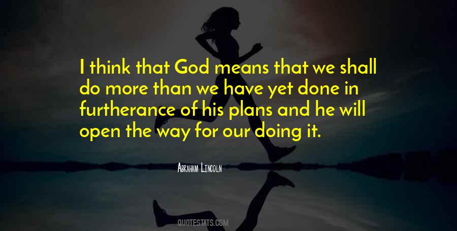 Quotes About Plans Of God #1504752