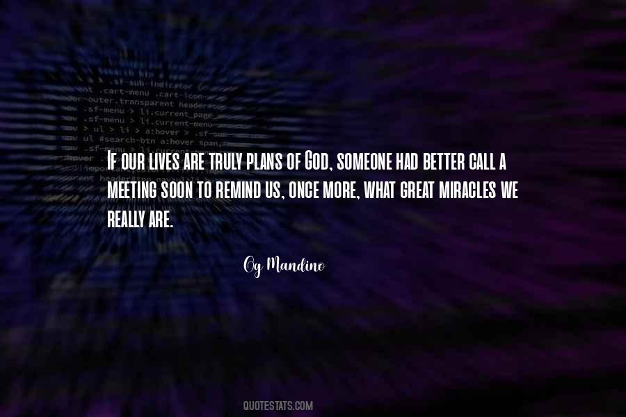 Quotes About Plans Of God #1524333