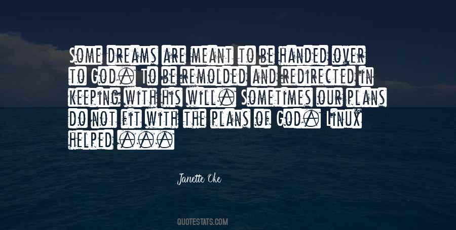 Quotes About Plans Of God #1699777