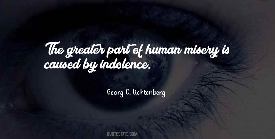 Human Misery Quotes #1007822