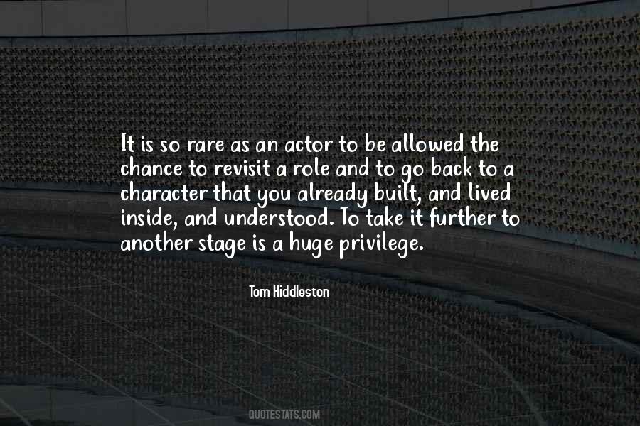 Quotes About Stage Actors #627240