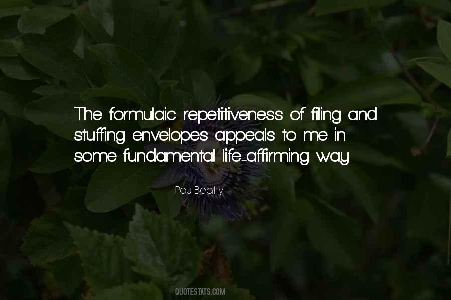 Quotes About Repetitiveness #953074