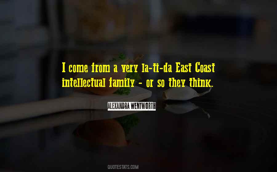 Quotes About East Coast #337080