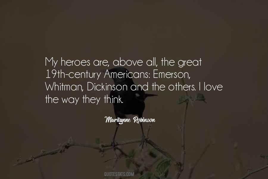 Quotes About Dickinson #90913