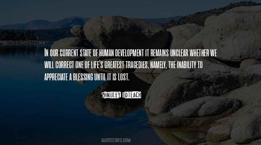 Quotes About Human Development #1754825