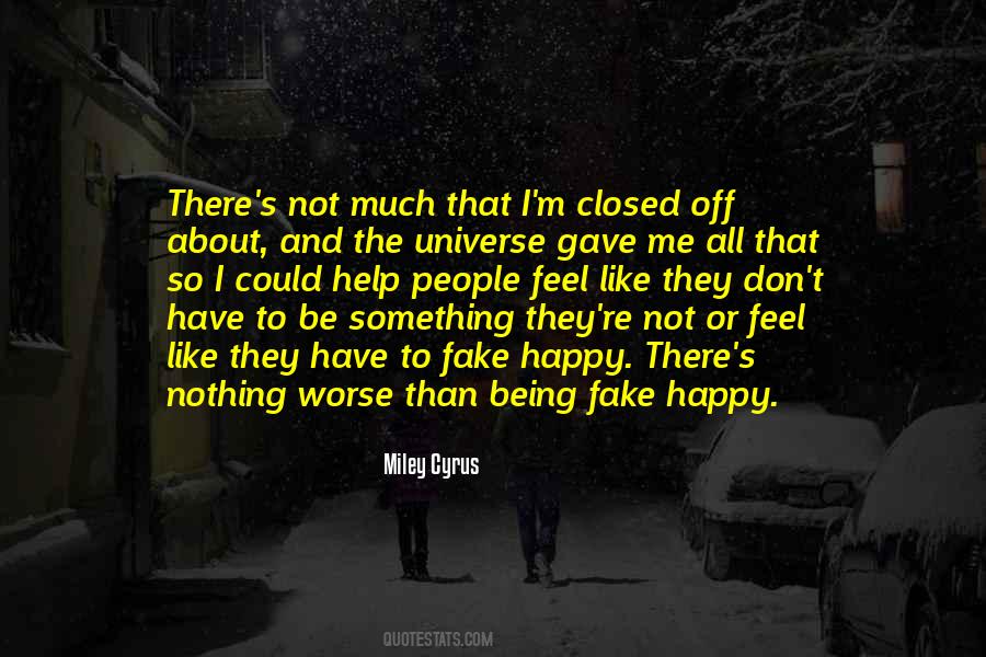 Quotes About Being Fake Happy #1253174