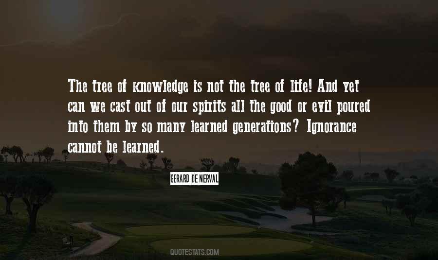 Quotes About Tree Of Knowledge #1008767