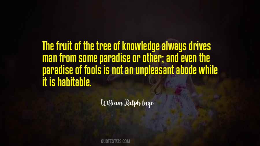 Quotes About Tree Of Knowledge #39810