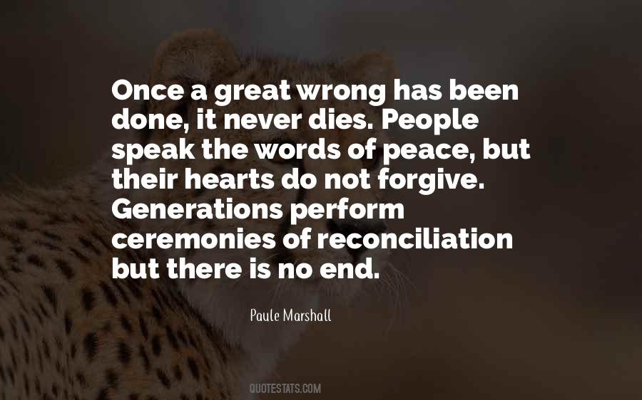 Quotes About Reconciliation #1020517