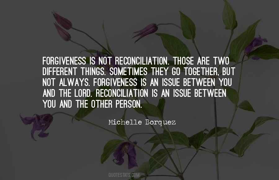 Quotes About Reconciliation #1279525