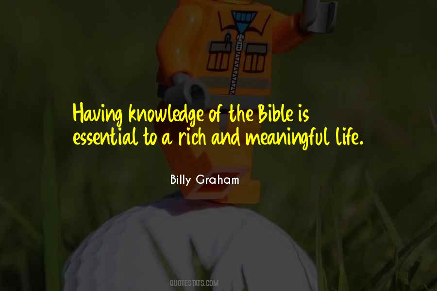 Quotes About Rich Knowledge #1238347