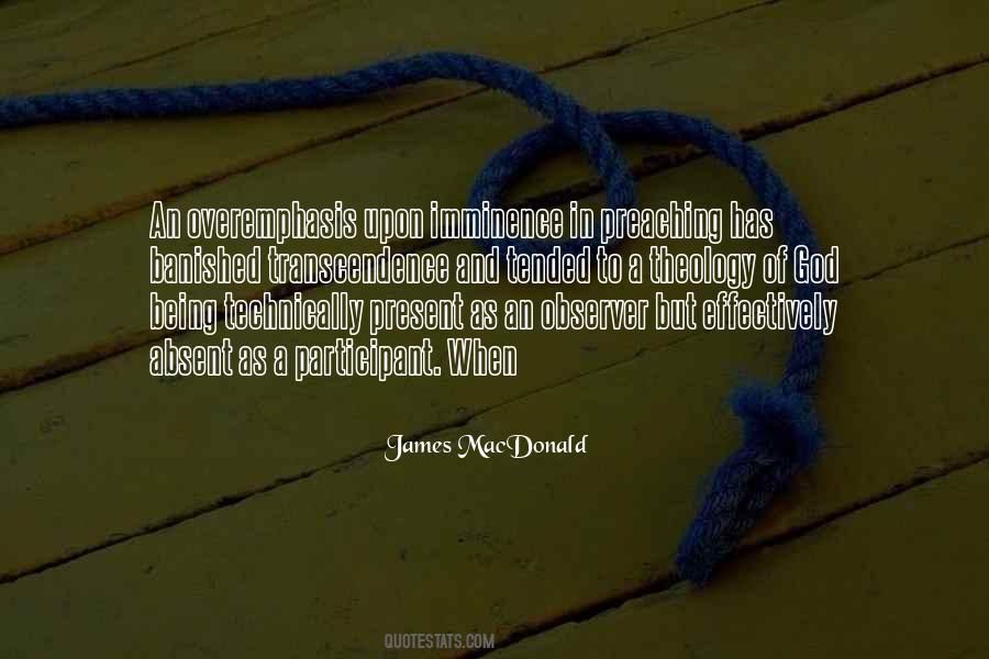 Being Absent Quotes #173305