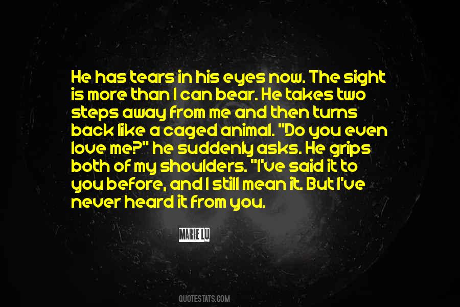 Quotes About Tears In My Eyes #1516390