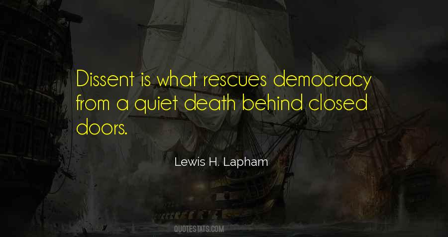 Quotes About Dissent #603577