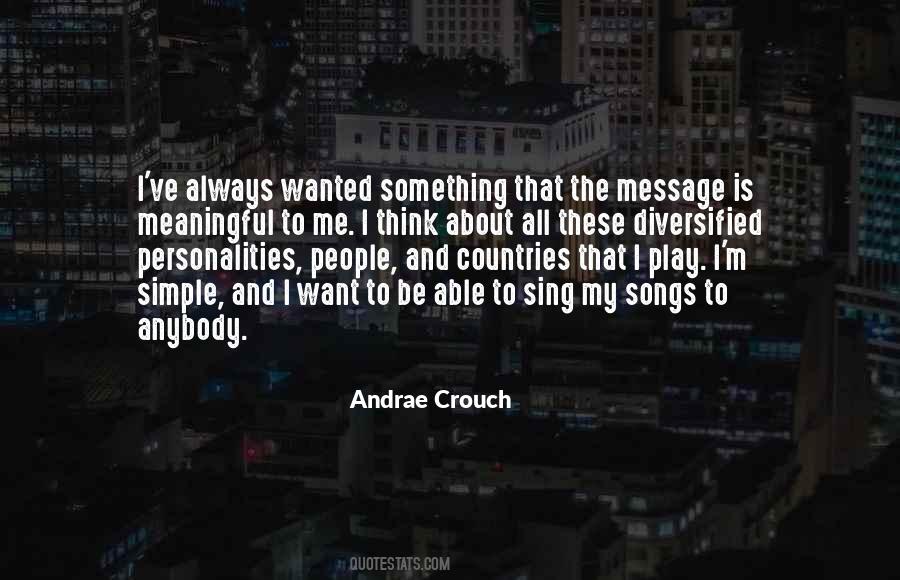 Quotes About Meaningful Songs #1537083