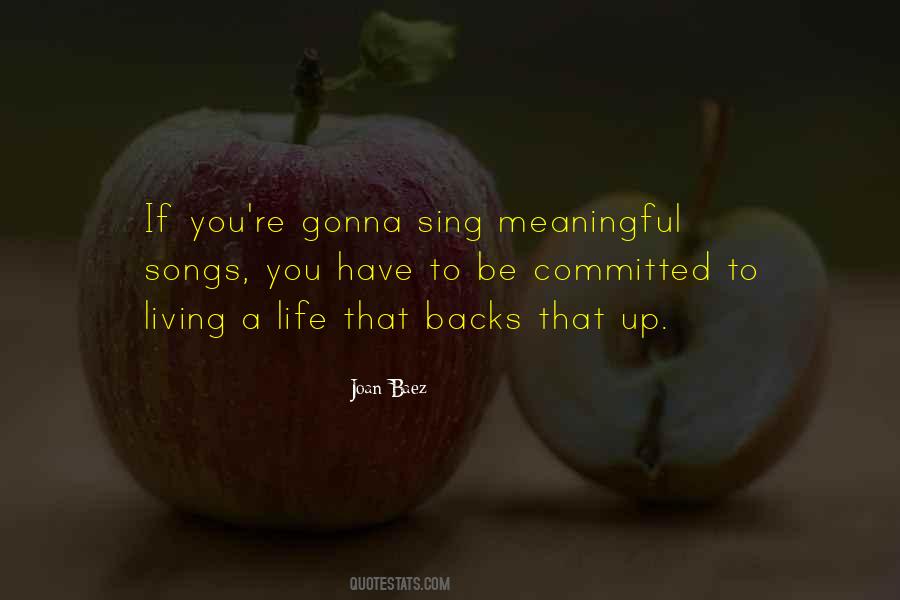 Quotes About Meaningful Songs #1739496