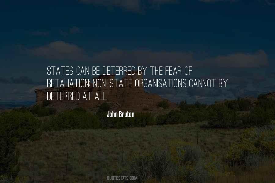Fear Of Retaliation Quotes #334697