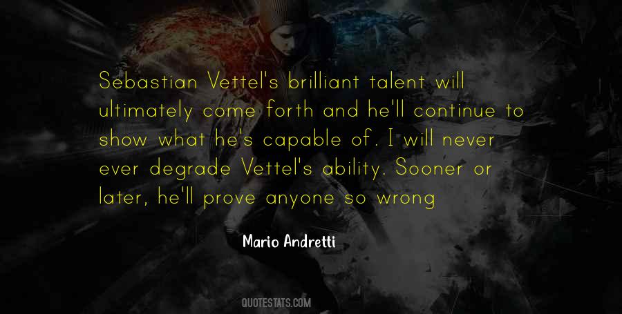 Quotes About Vettel #428344