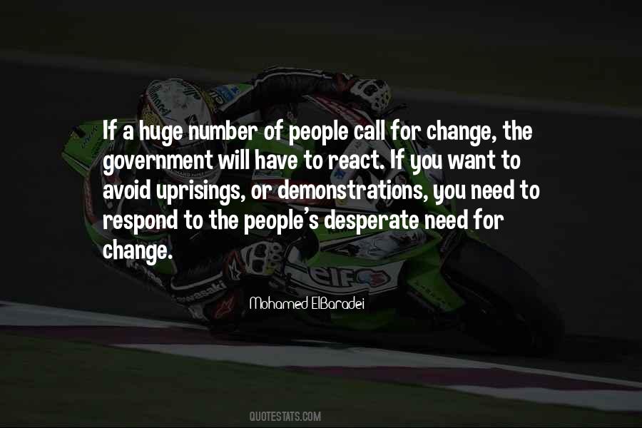 Quotes About The Need For Change #43199
