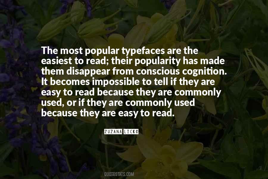 Quotes About Typefaces #781222