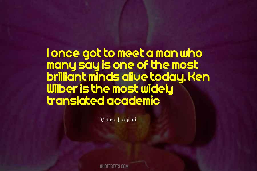 Brilliant Man Quotes #1839412