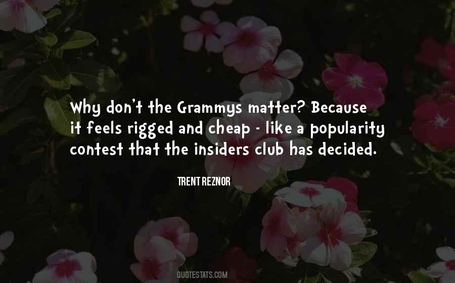 Quotes About Grammys #214390