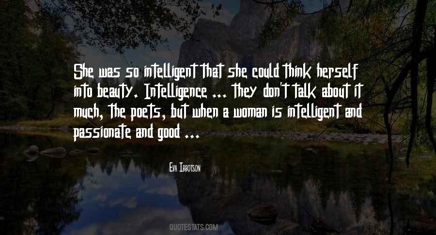 Quotes About Intelligence And Beauty #31905