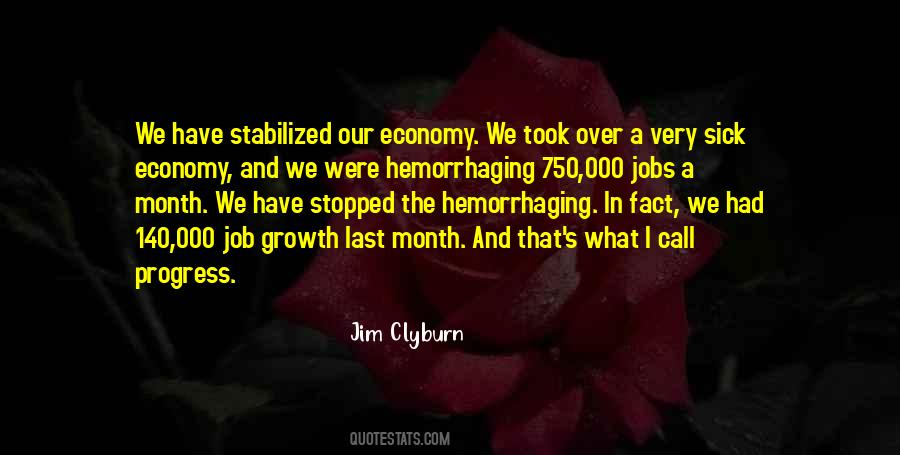 Job Growth Quotes #330112