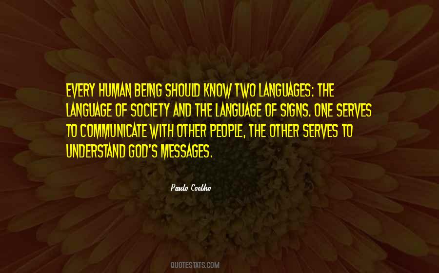 Quotes About Language And Society #1560283