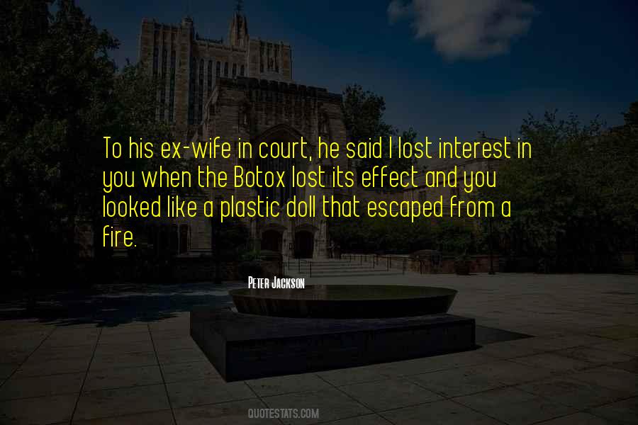 Quotes About His Ex Wife #290715