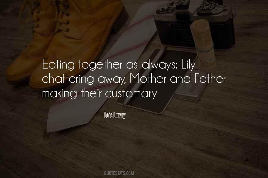 Quotes About Eating Together #793109