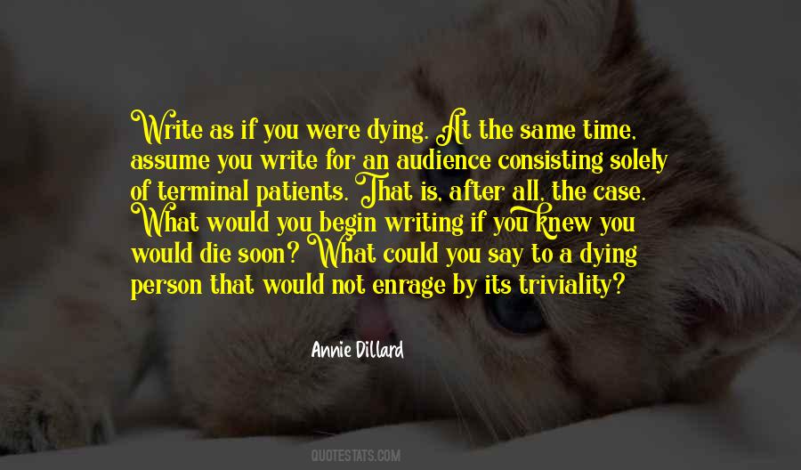 Quotes About Triviality #1344895