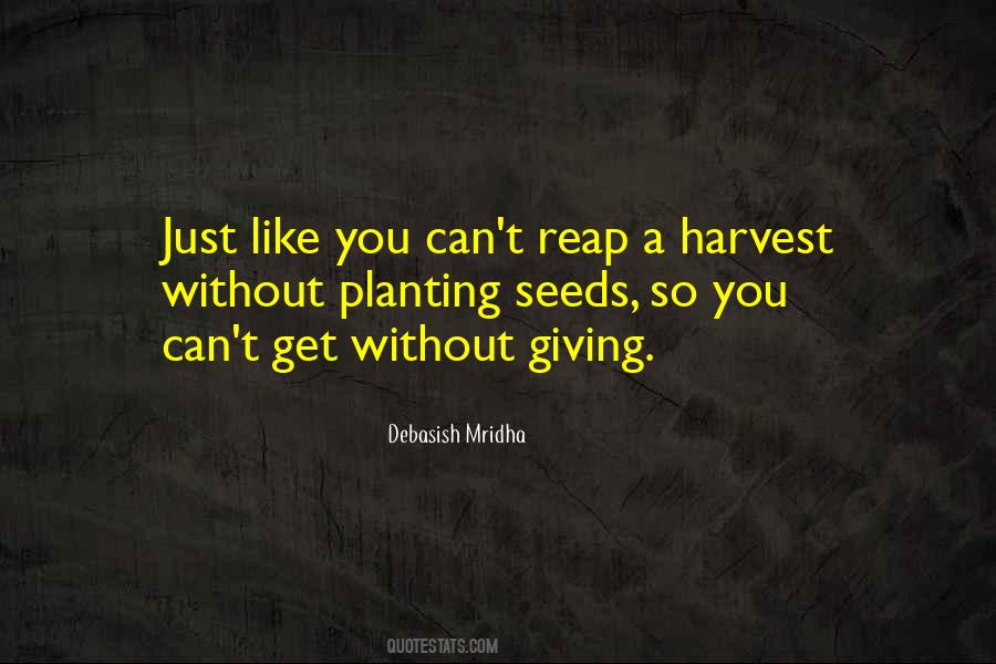 A Harvest Quotes #1153679