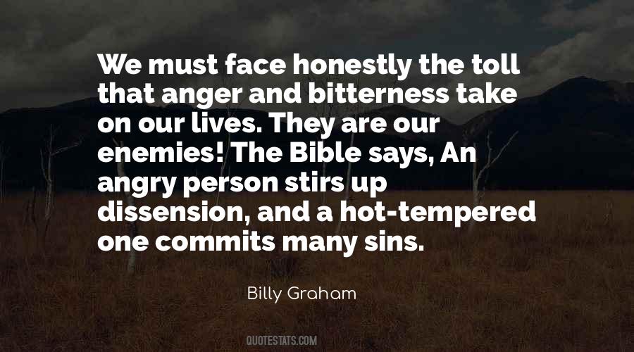 Quotes About Hot Tempered #259192