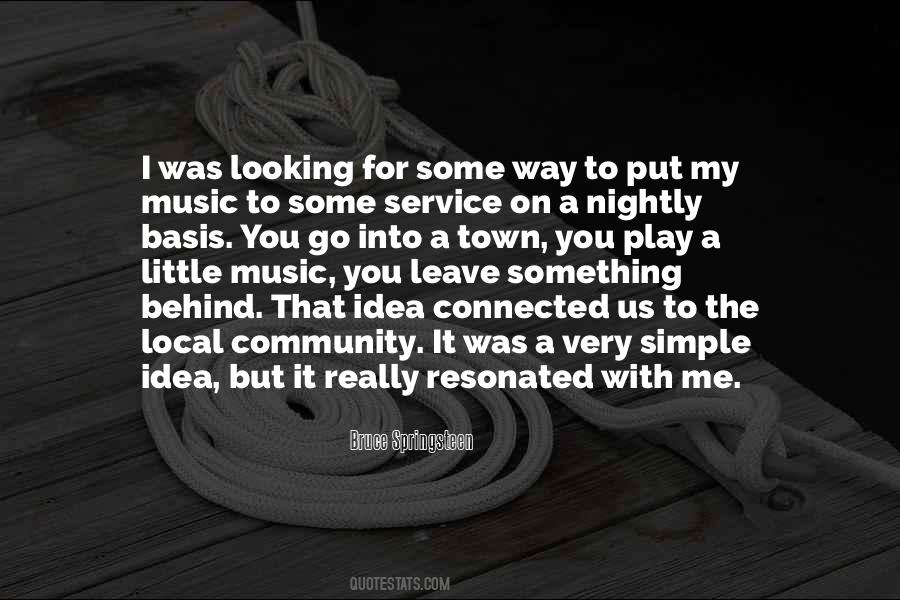 Quotes About Local Music #1868723