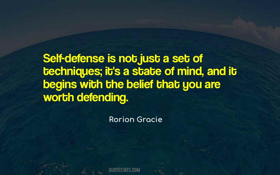 Quotes About Self Defense #1143281