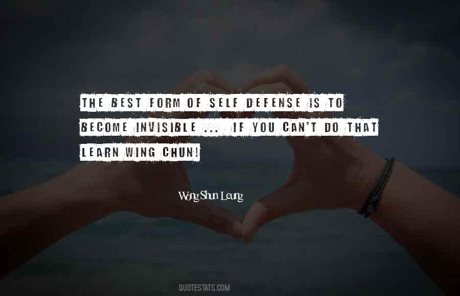 Quotes About Self Defense #1730720